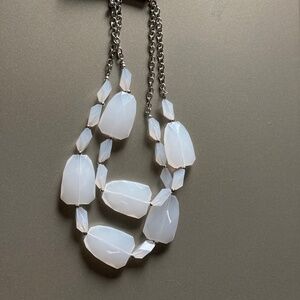 NWT white necklace